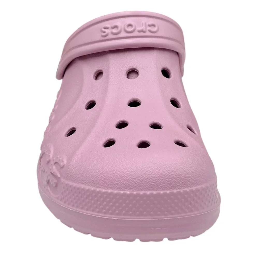 Crocs Youth Big Girls Lined Clogs Size 3 (J3) Ballerina Pink Cozy Warm Slip-on